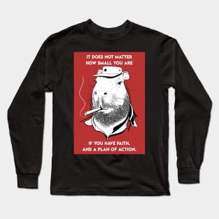 Capybara Castro Long Sleeve T-Shirt